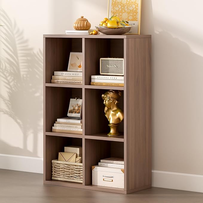 6-Cube Storage Shelf Bookcase by OSCHF