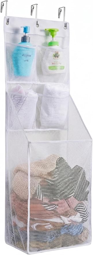 ALYER Multi-Scene Suitable Hanging Mesh Laundry Basket, Behind The Door Storage by ALYER