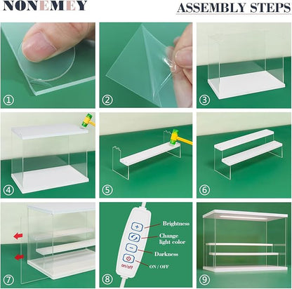 NONEMEY Clear Acrylic Display Case Stand - Image 6