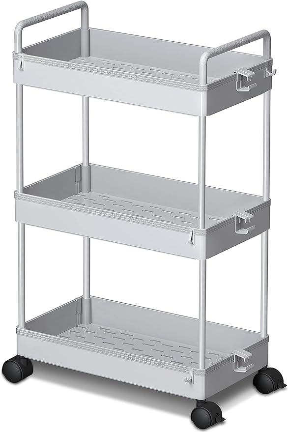 Ronlap 3 Tier Slim Rolling Storage Cart by Ronlap