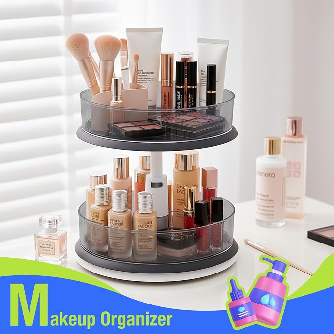 2 Tier Lazy Susan Turntable Organizer - Image 7