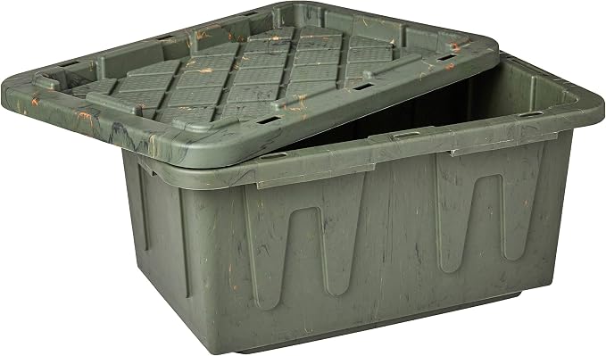 HOMZ 2-Pack Durabilt Tote, Heavy Duty Plastic Storage Bins - Image 4