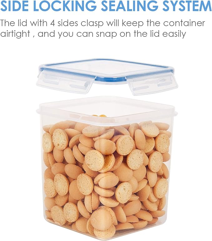 Vtopmart Food Storage Containers 2.5L / 84.5oz, 4 Pieces BPA Free Plastic - Image 5