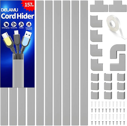 Cord Hider, 157in Delamu Wire Covers by DELAMU