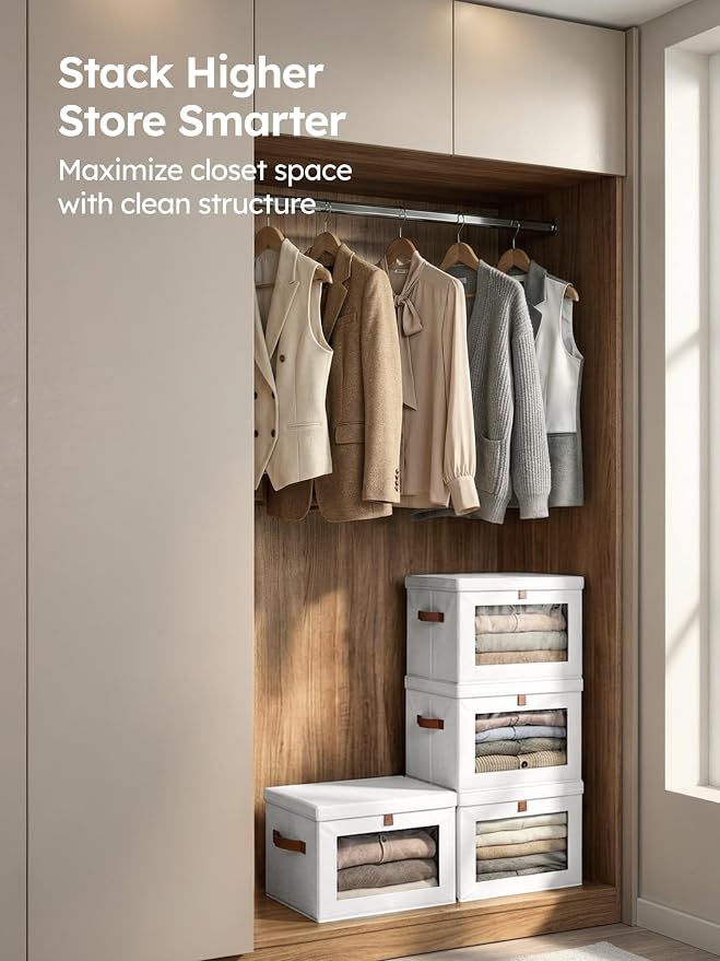 Homsorout Medium Fabric Storage Bins - Image 6