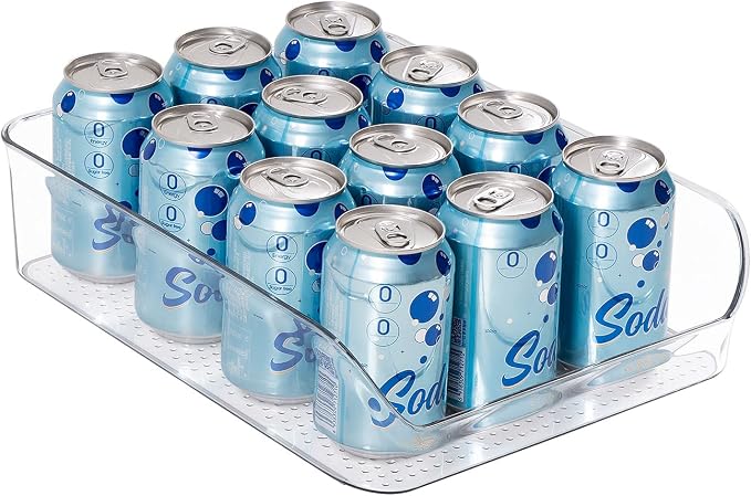 Ettori 2 Pack Water Bottle Organizer Refrigerator Organizer Bins and Clear - Image 4