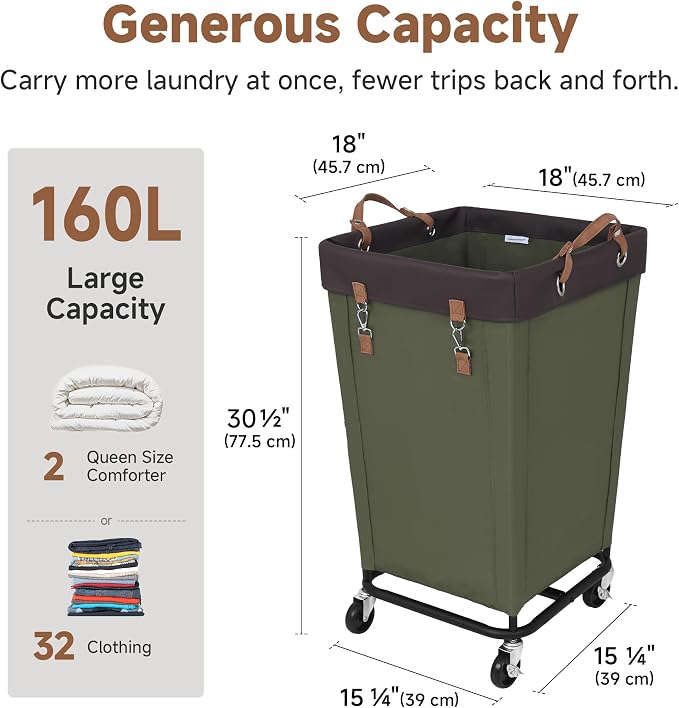 StorageWorks 160L Laundry Basket - Image 3