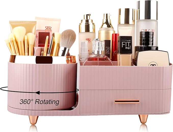 Makeup Organizer for Vanity, Cosmetic Display Case by Molutsody