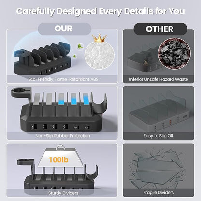 190W Fast Charging Station for Multiple Devices【Efficient & Safe Charging】 6 - Image 5