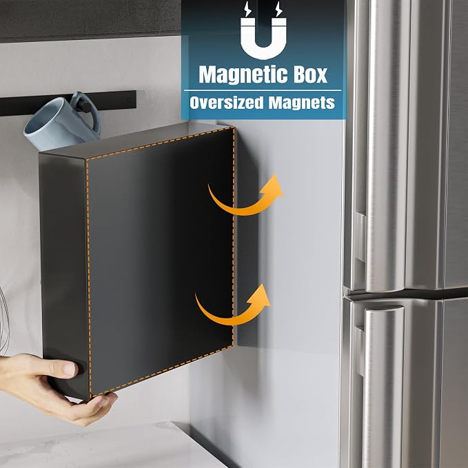 Neatsure Acrylic Magnetic Food Bag Storage Organizer - Image 5