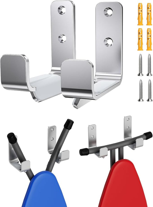 Ironing Board Holder Hanger Wall Mount, 304 Stainless Steel Ironing Board Hanger by MUSVOH