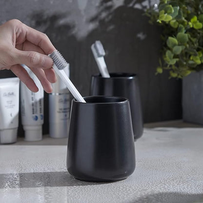 Black Toothbrush Holder for Bathroom - Image 7