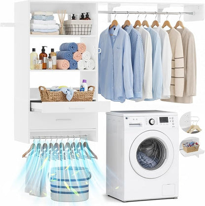 Armocity 60" Wall Mounted Laundry Room Organization by Armocity