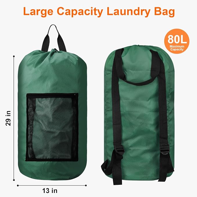 Laundry Bag Backpack Durable Laundry Bag - Image 2