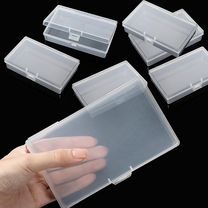 Jetec 18 Pieces Mini Plastic Clear Beads Storage Containers Box - Image 8