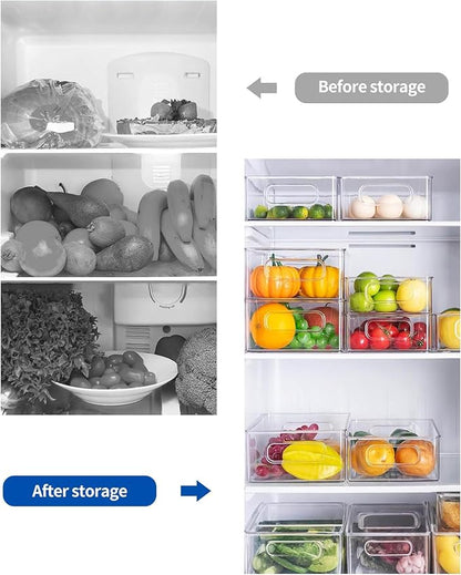 Refrigerator Organizer Bins 3 Pack Fridge Organizers - Image 5