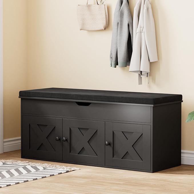 Homleke Shoe Storage Bench - Image 9