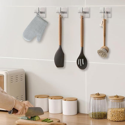 IBosins 4 Pack Towel Hooks Hand Towel Holder - Image 3