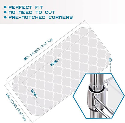 BRIAN & DANY Wire Shelf Liner 14" X 30", Heavy Duty Shelf Liners - Image 2