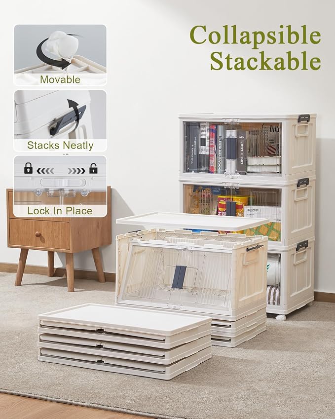 OlarHike 48QT Stackable Storage Bins - Image 2