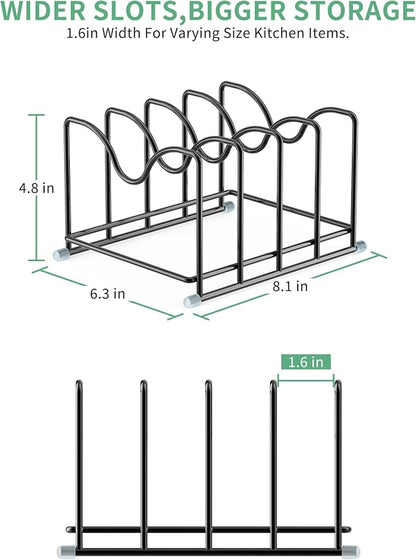 Pot Lid Organizer Rack, 1.6in Wide Cutting Board Organizer - Image 2