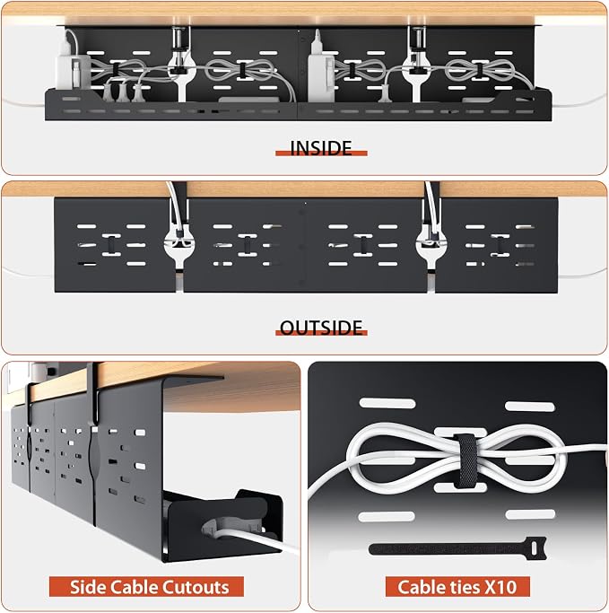 Univivi Under Desk Cable Management Tray - Image 8