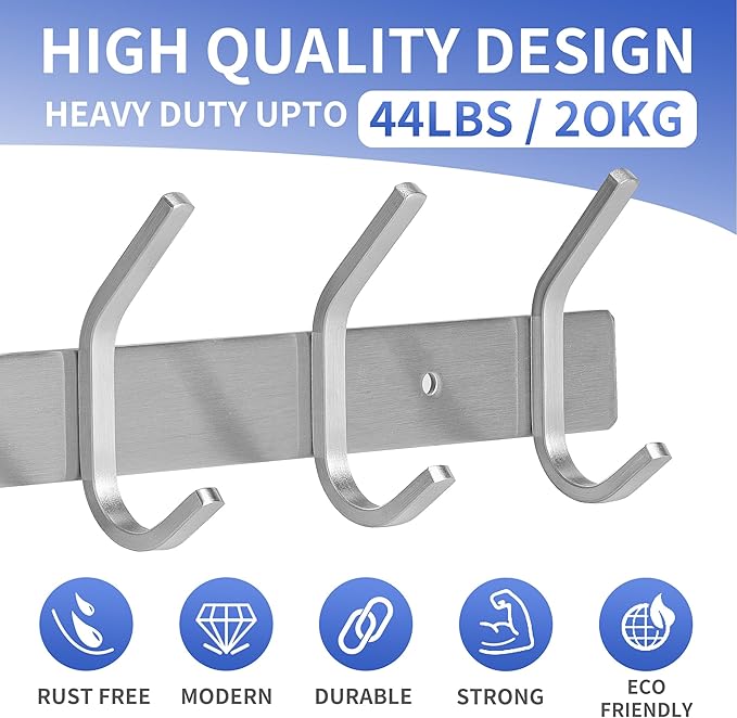 GlazieVault Coat Rack Wall Mount - Image 5