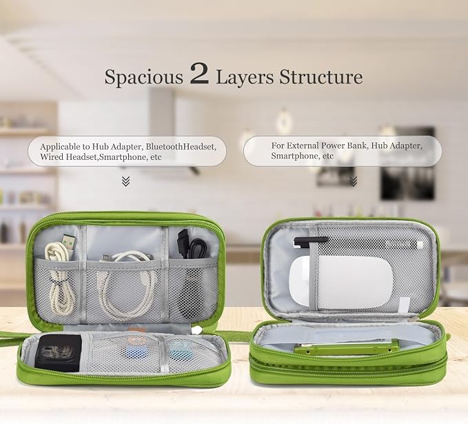 Electronic Organizer Travel Cable Accessories Bag, Electronic Organizer Case - Image 4