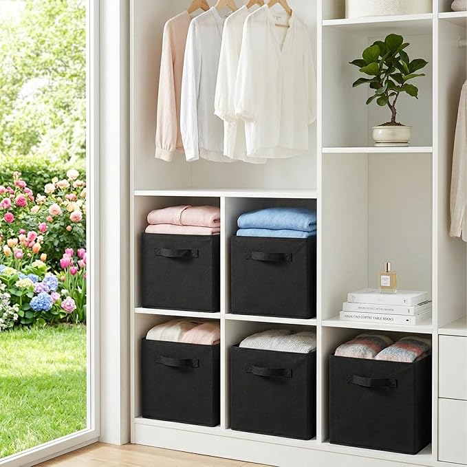 ShellKingdom Foldable Fabric Storage Cubes And Cloth Organizer Drawer - Image 2