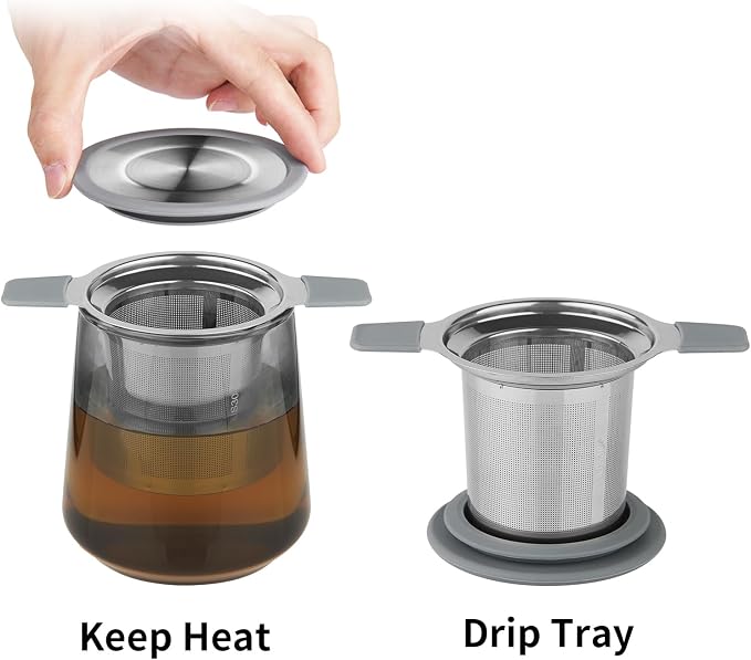 Ohtomber Stainless Steel Fine Mesh Tea Infuser - Image 6