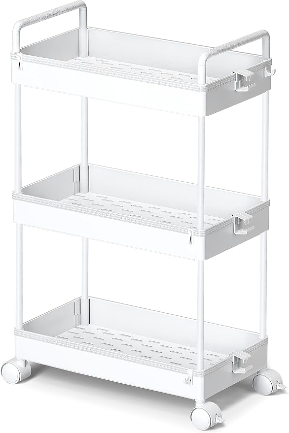 Ronlap 3 Tier Slim Rolling Storage Cart by Ronlap
