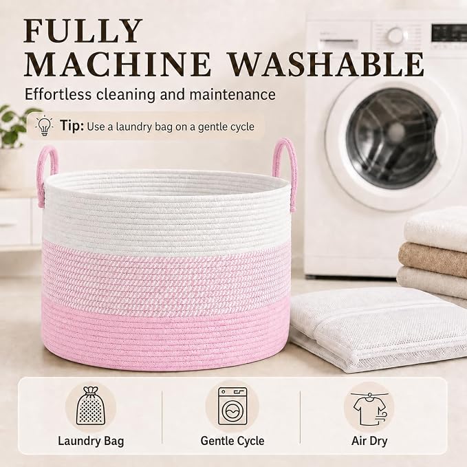 JMvicyroam 115L Extra Large Blanket Basket - Image 7