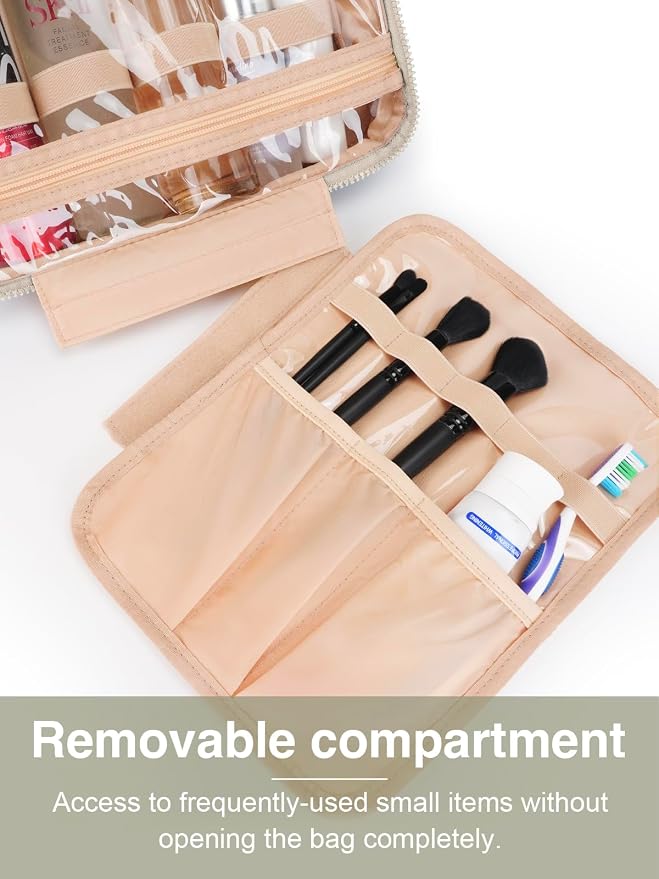 Women's Hanging Toiletry Bag, Waterproof Travel Cosmetic Organizer - Image 6