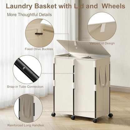 160L Double Laundry Hamper - Image 5