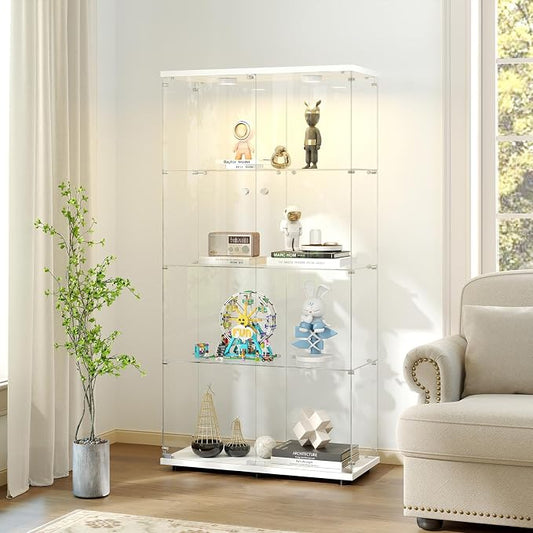 Tempered Glass Display Cabinet by Zevemomo