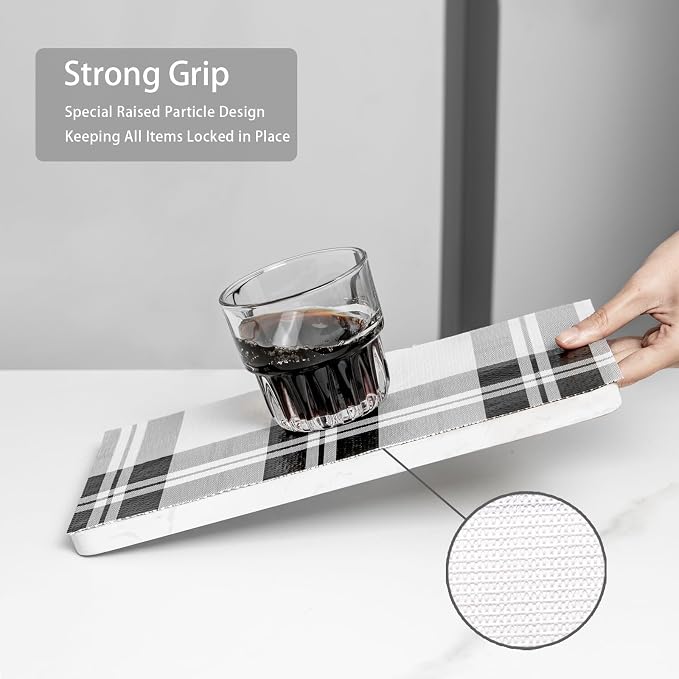 Drawer Shelf Liner for Kitchen Cabinets, Non Adhesive Slip Resistant Shelf - Image 2