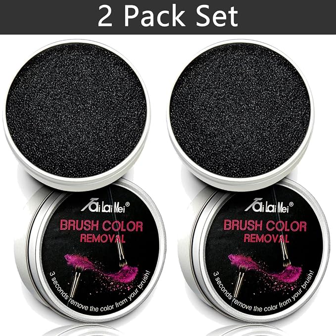 TailaiMei 2 Pack Color Removal Cleaner Sponge, Quickly & Easily Clean Makeup - Image 6