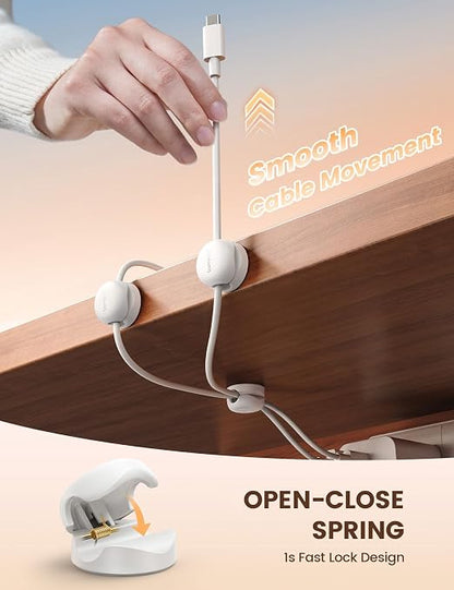 Lamicall Spring Cord Organizer, Office Desk Accessories - Image 6