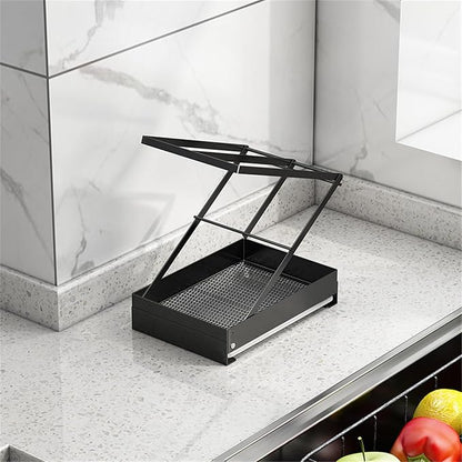 Collapsible Sink Holder Kitchen Tool Organizer Drain Tray - Image 4