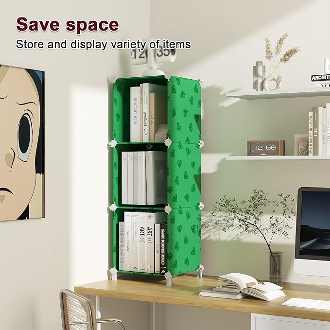 UNKU 3 Cube Storage Organizer, Closet Organizer Storage Shelves, Clothes - Image 4