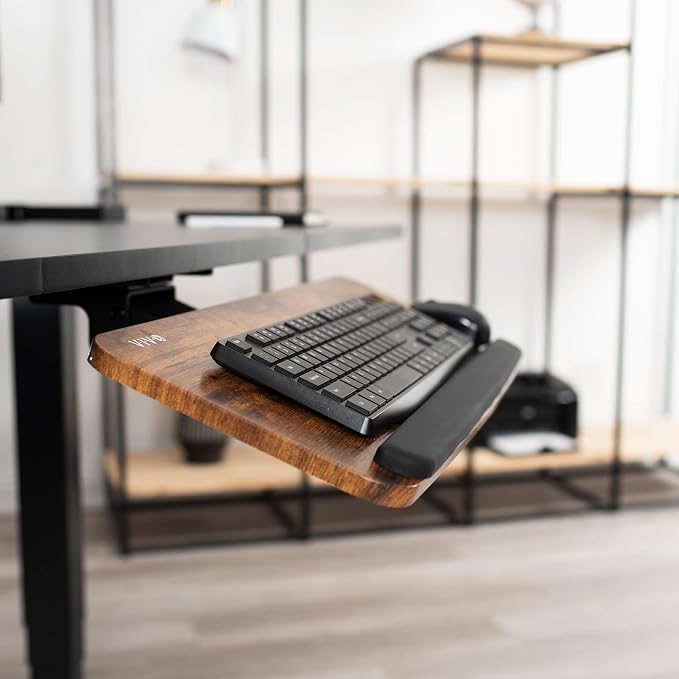 VIVO Adjustable Computer Keyboard and Mouse Platform Tray, Ergonomic Under - Image 2