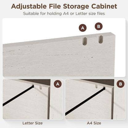 Halitaa 43.31” Farmhouse File Cabinet - Image 5