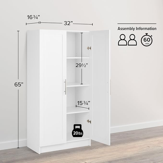 Prepac Elite 65" Tall Storage Cabinet - Image 3
