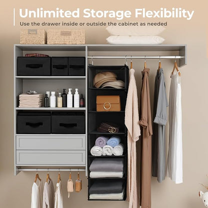 GRANNY SAYS Hanging Closet Organizer 6 Shelves, Closet Organization and Storage - Image 6