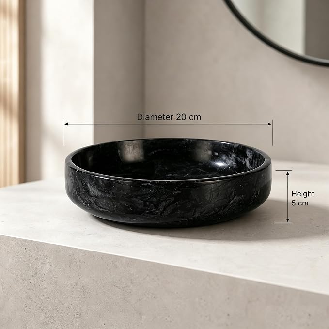 Natural Marble Decorative Bowl - Image 2