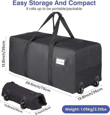 Heavy Duty Moving Bags with Wheels, Waterproof, College Dorm Moving Bags - Image 7