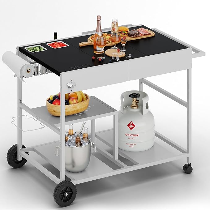 Shintenchi Pizza Oven Cart Table by Shintenchi