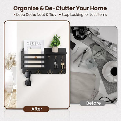 Nekon Mail Holder for Wall Mail Organizer - Image 2