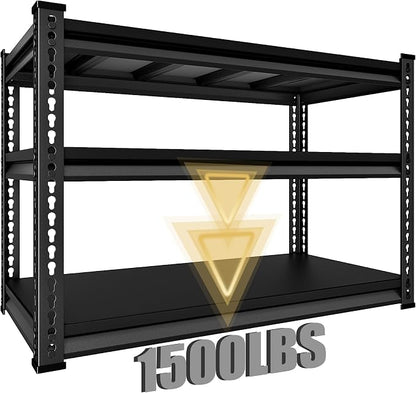 48" W Garage Shelving Heavy Duty, 1500LBS Loads Shelving Units and Storage Racks - Image 7