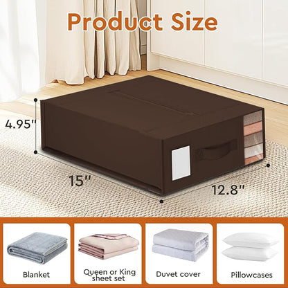 StorageTastic 8 Pack Bed Sheet Closet Organizers and Storage, Sturdy Foldable - Image 2